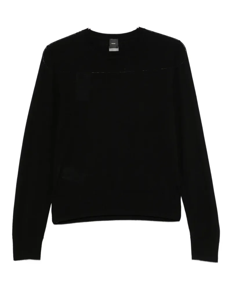 Pinko Lourdes crew-neck sweater - Schwarz Schwarz