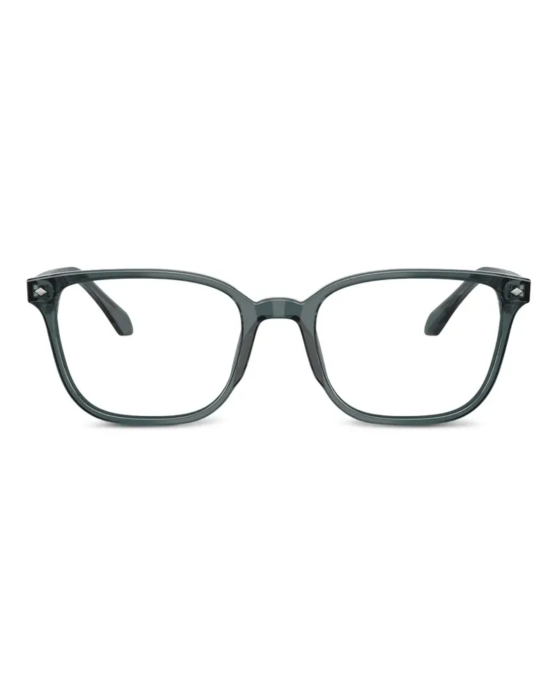 Giorgio Armani Brille mit eckigem Gestell - Grau Grau