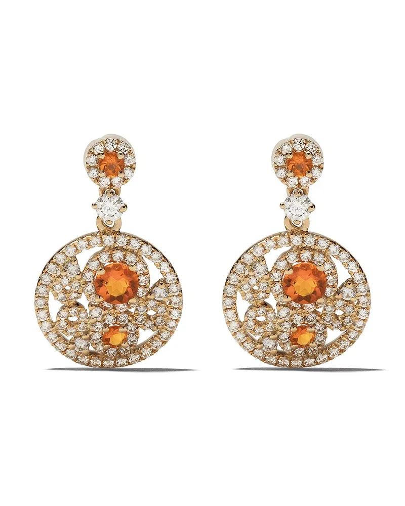 Kiki McDonough 18kt 'Bubbles' Gelbgoldohrringe Yellow