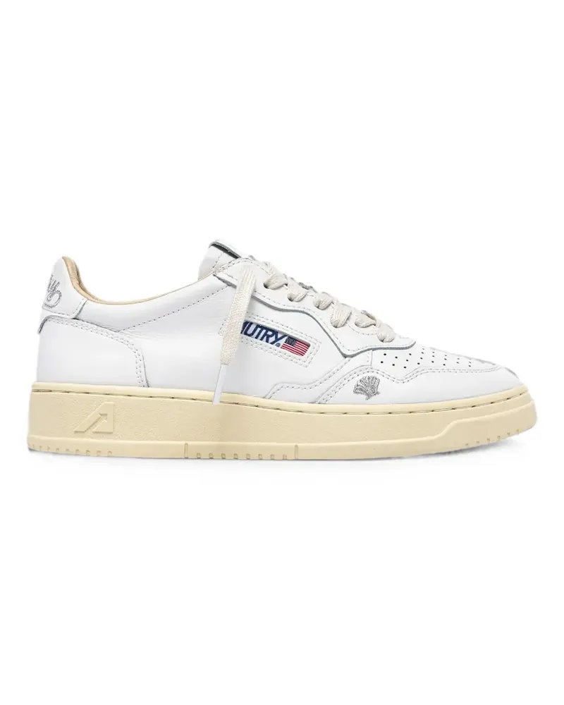 AUTRY Perforierte Medalist Sneakers - Weiß Weiß