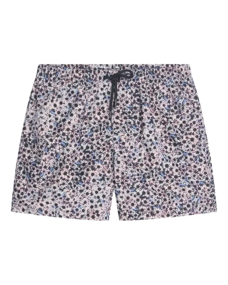 Dries van Noten Badeshorts mit Print - Grau Grau