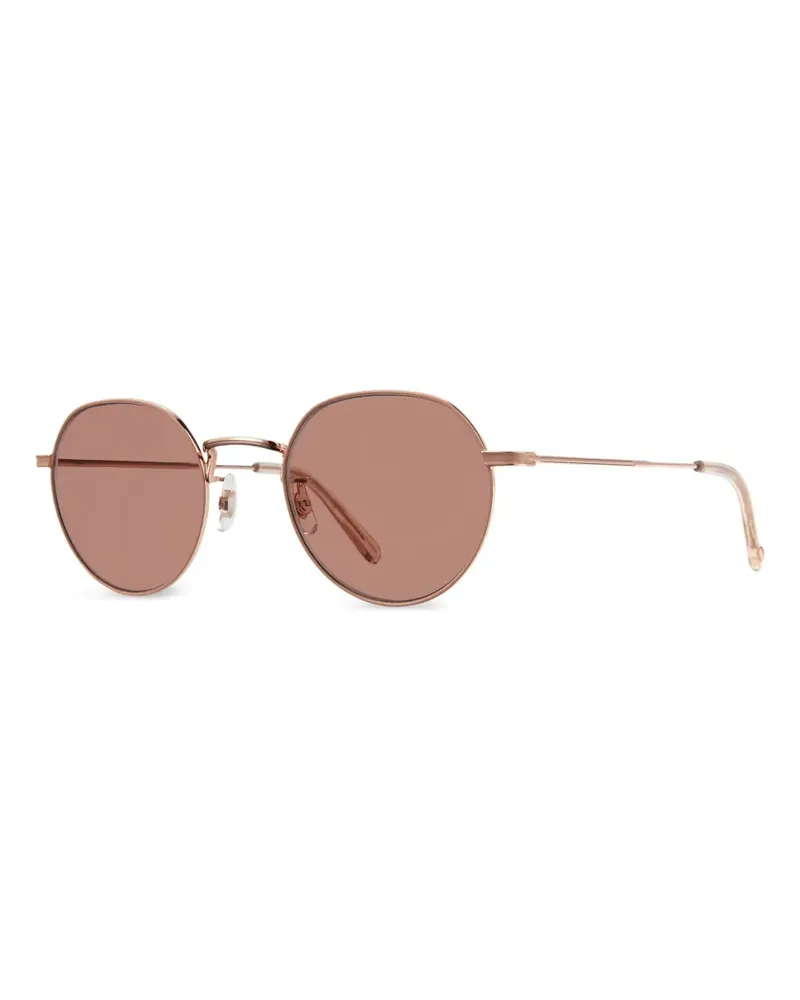 Garrett Leight Sonnenbrille mit rundem Gestell - Rosa Rosa