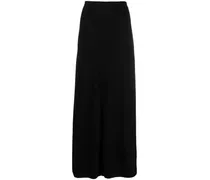 Tief sitzender Maxirock - Schwarz