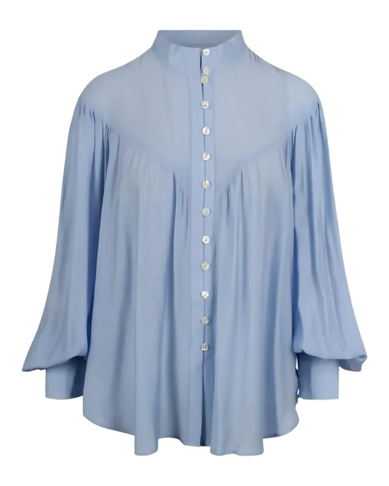 Jovonna buttoned blouse - Blau Blau