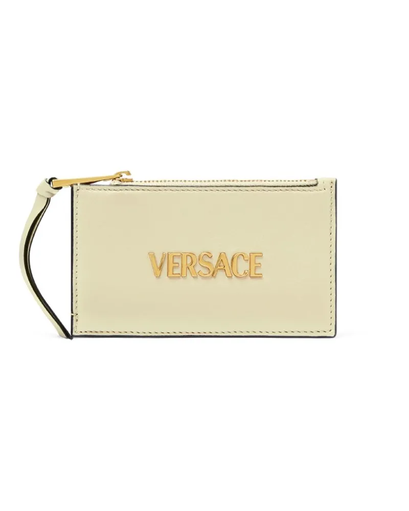 Versace Tag Kartenetui mit Reißverschluss - Gelb Gelb