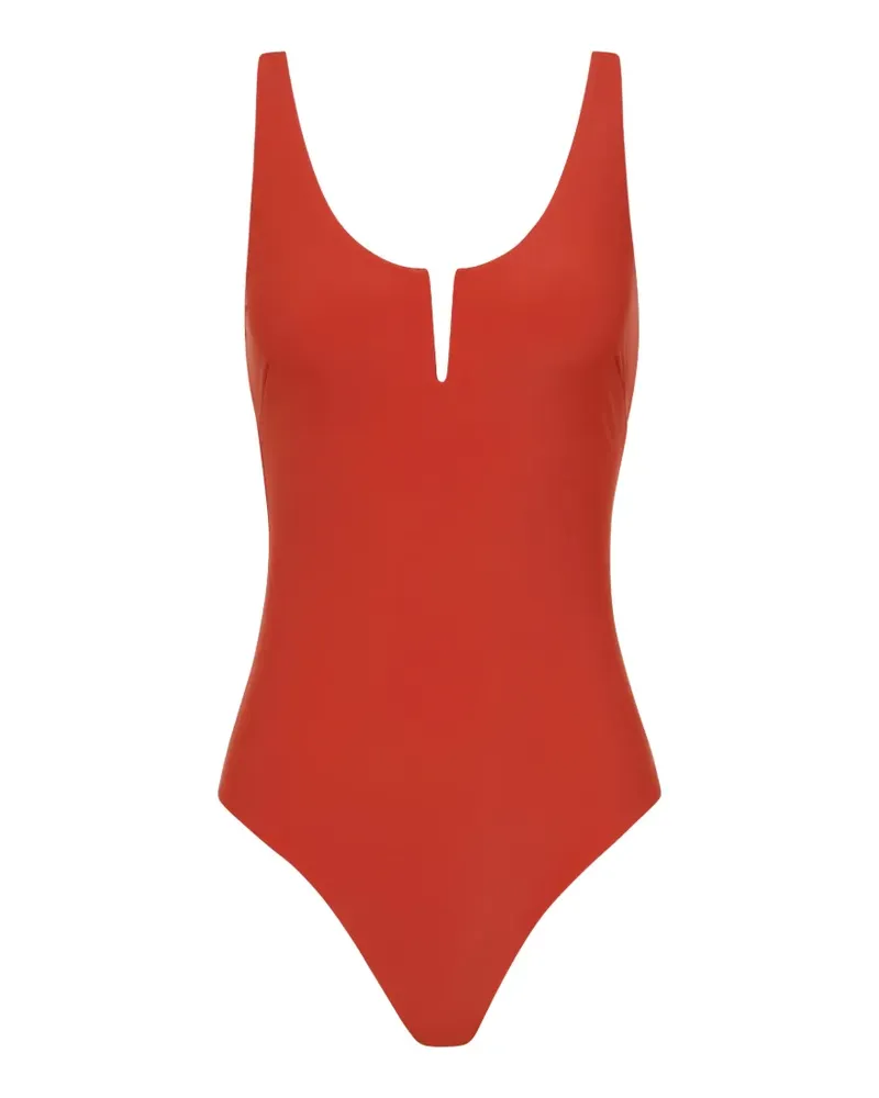 BONDI BORN Verity Badeanzug mit V-Draht - Rot Rot