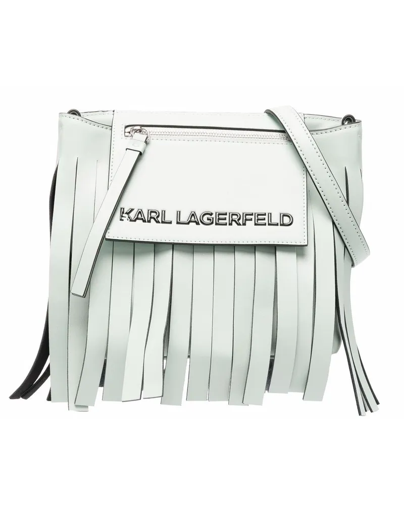 Karl Lagerfeld Mini K/Fringe Schultertasche - Grün Grün