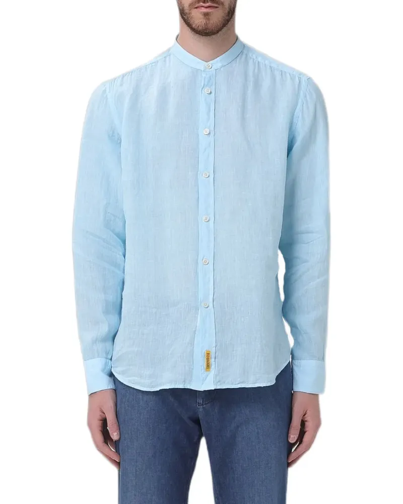 B.D. Baggies mandarin-collar long-sleeve shirt - Blau Blau