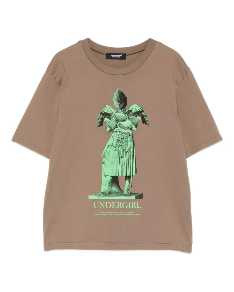 Undercover graphic-print T-shirt - Braun Braun