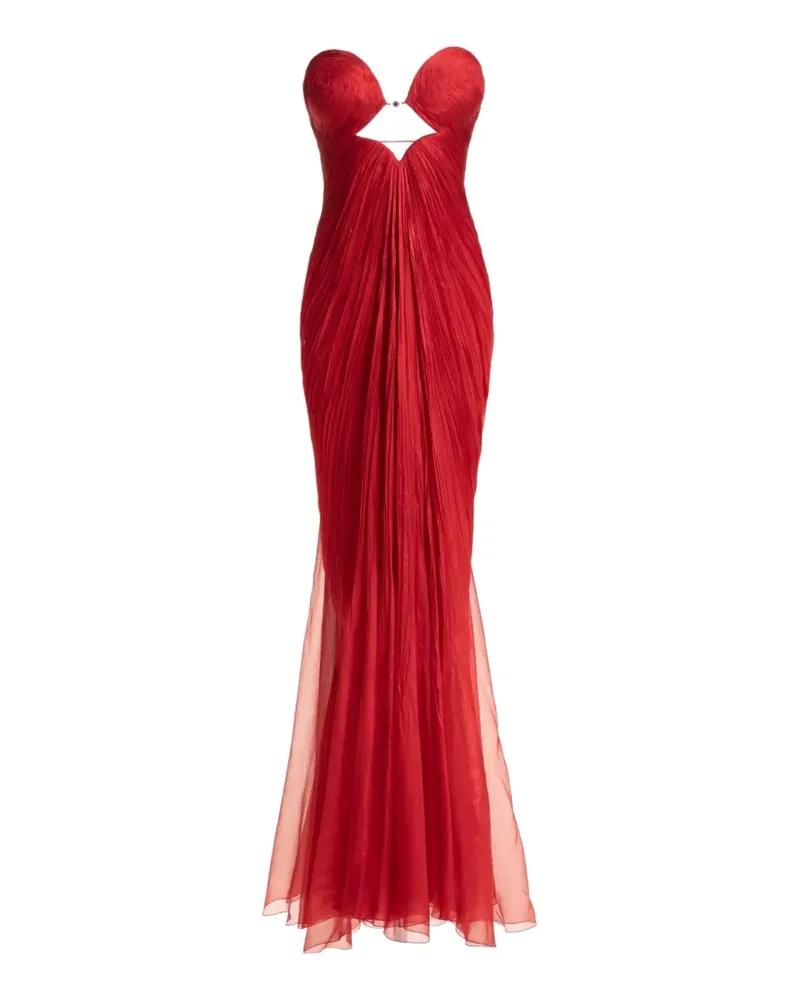 Maria Lucia Hohan sweetheart pendant dress - Rot Rot