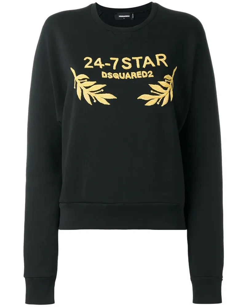 Dsquared2 24-7' Sweatshirt - Schwarz Schwarz