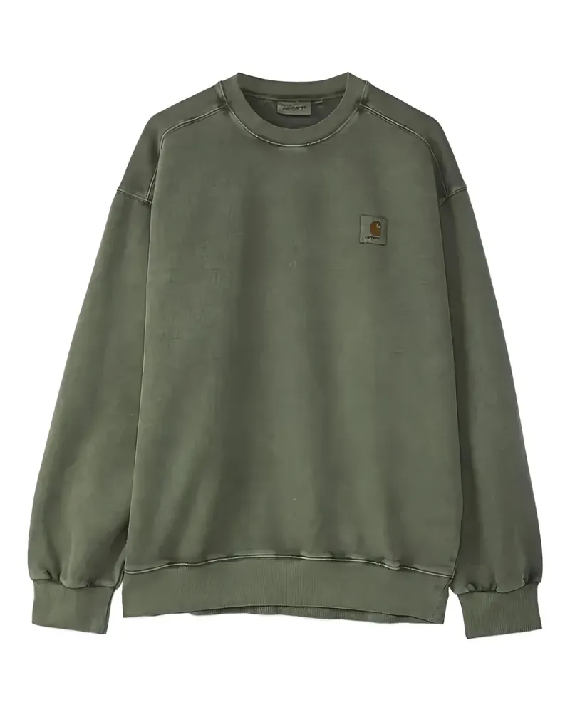 Carhartt WIP Sweatshirt mit Logo-Patch - Grün Grün