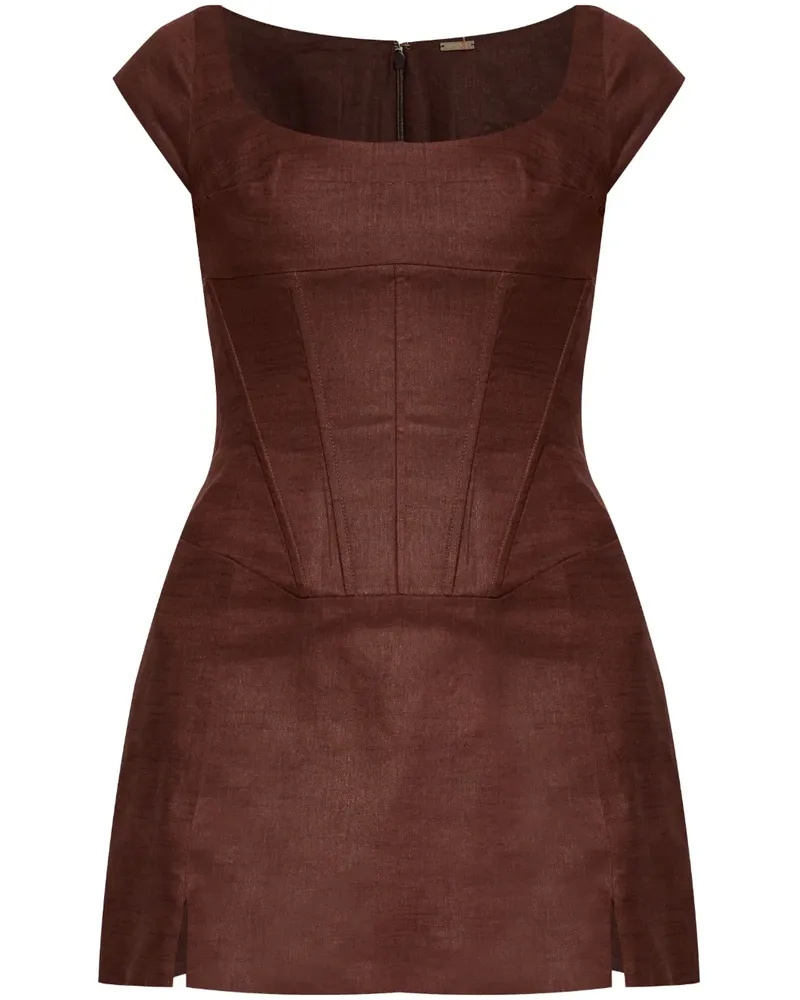Cult Gaia Mickie Minikleid - Braun Braun