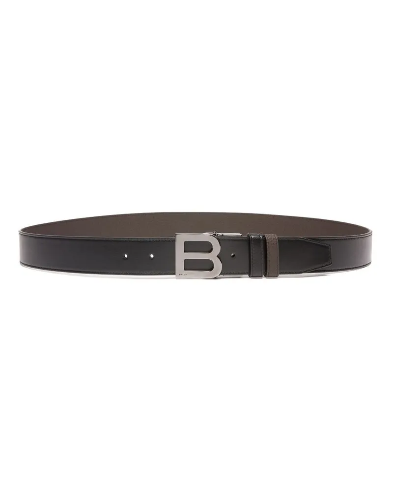 Bally Gürtel mit B-Logo - Schwarz Schwarz
