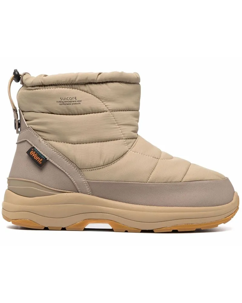 SUICOKE Gefütterte Bower Schneestiefel - Nude Nude