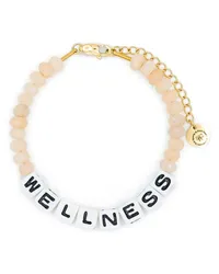 SPORTY & RICH Wellness Armband mit Perlen Rosa