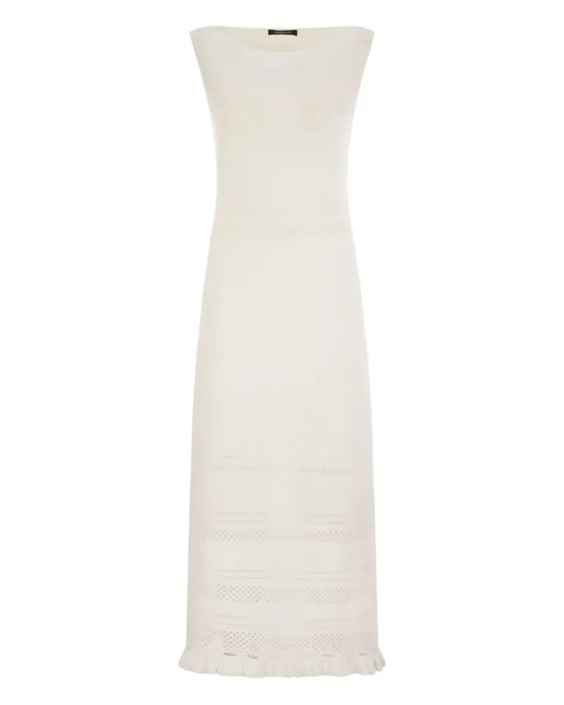 Fabiana Filippi Maxikleid mit U-Ausschnitt - Nude Nude