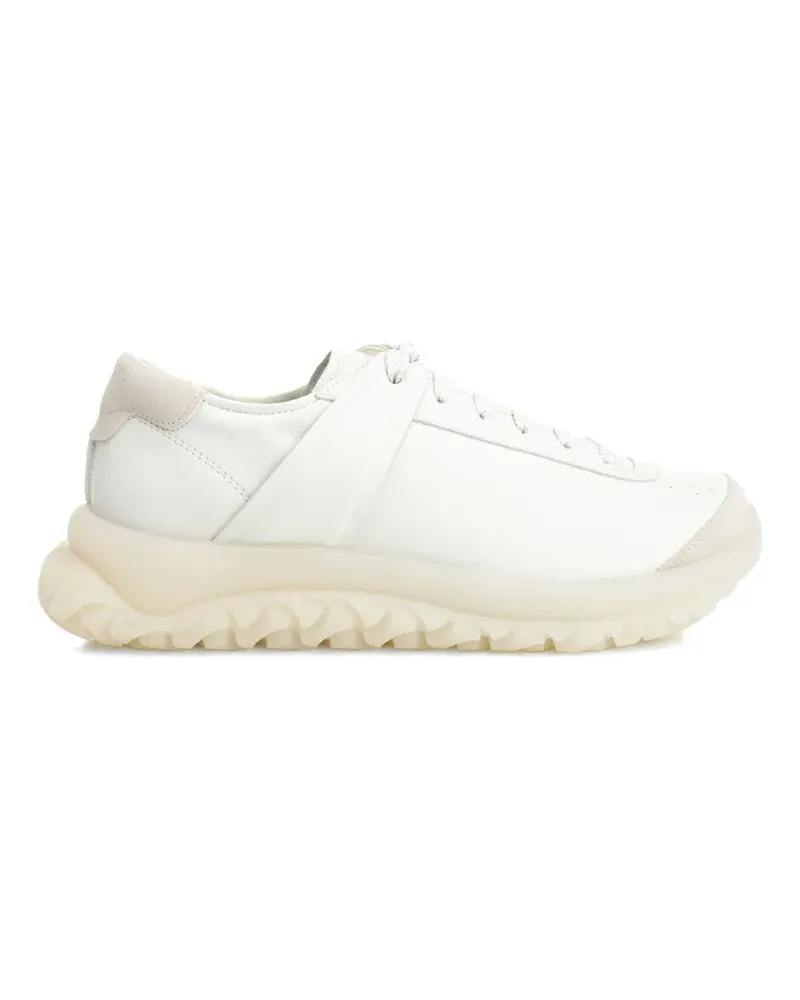 Birkenstock 1774 Stroedt lace-up leather sneakers - Weiß Weiß