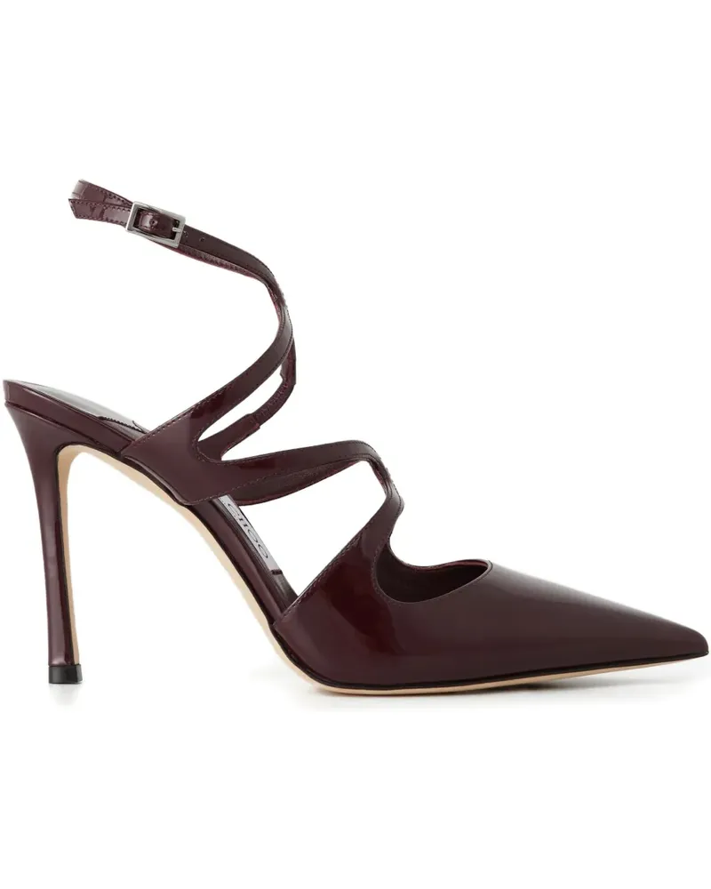Jimmy Choo 95mm Azia pointed pumps - Rot Rot