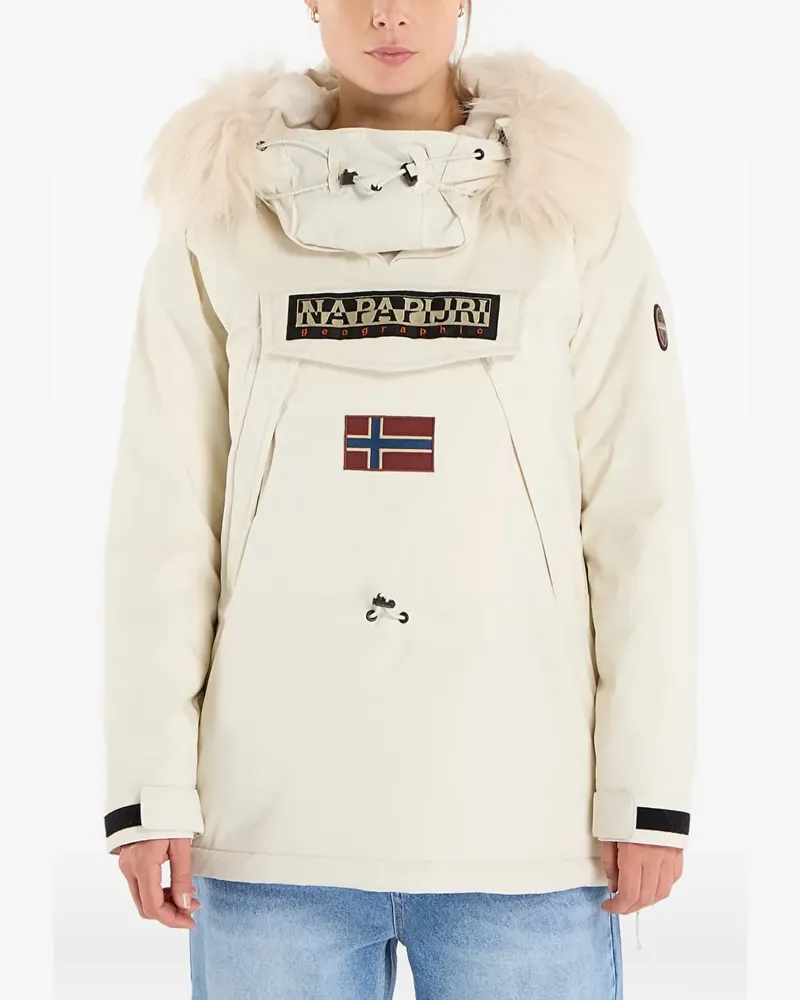 Napapijri Skidoo W 2.0 hooded jacket - Nude Nude