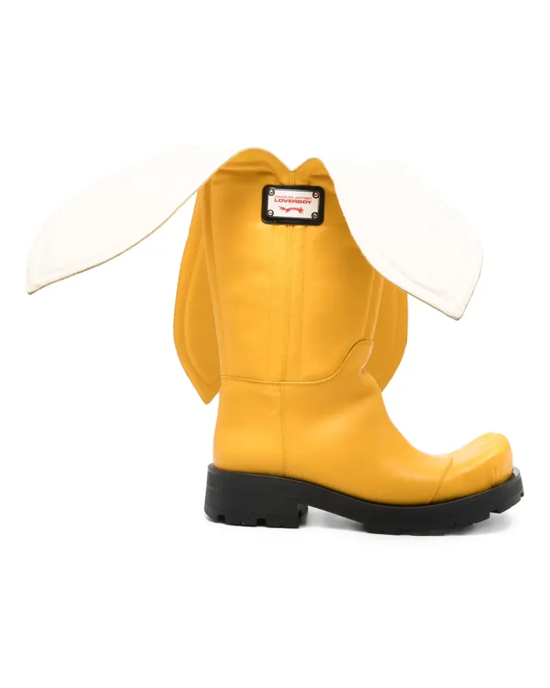 Charles Jeffrey Loverboy Banana Sheathed Moggies Stiefel - Gelb Gelb