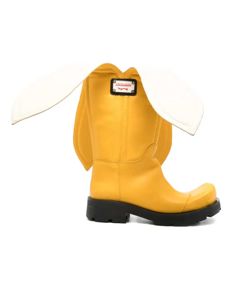 Charles Jeffrey Loverboy Banana Sheathed Moggies boots - Gelb Gelb