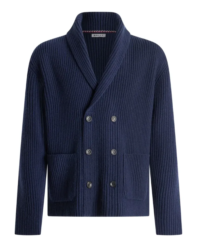 Bally Doppelreihiger Cardigan - Blau Blau