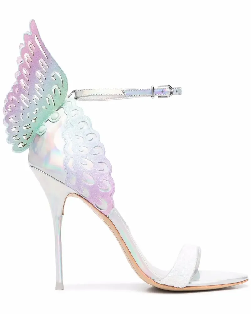 Sophia Webster Evangeline Stiletto-Sandalen - Silber Silber