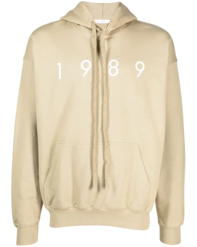 1989 STUDIO Hoodie mit Logo-Print - Nude Nude