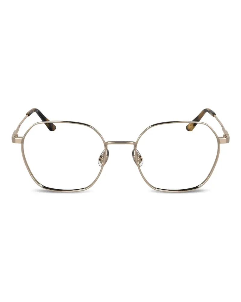 Calvin Klein Brille mit geometrischem Gestell - Gold Gold
