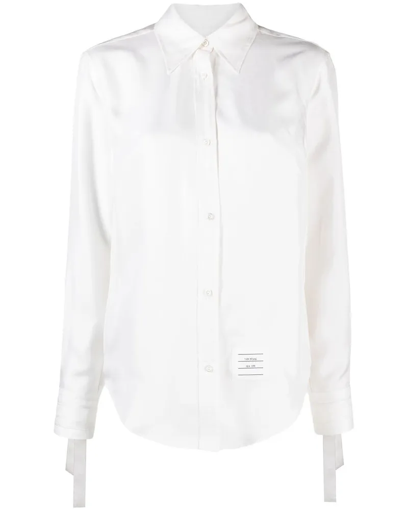 Thom Browne Hemd mit Schaldetail - Weiß Weiß