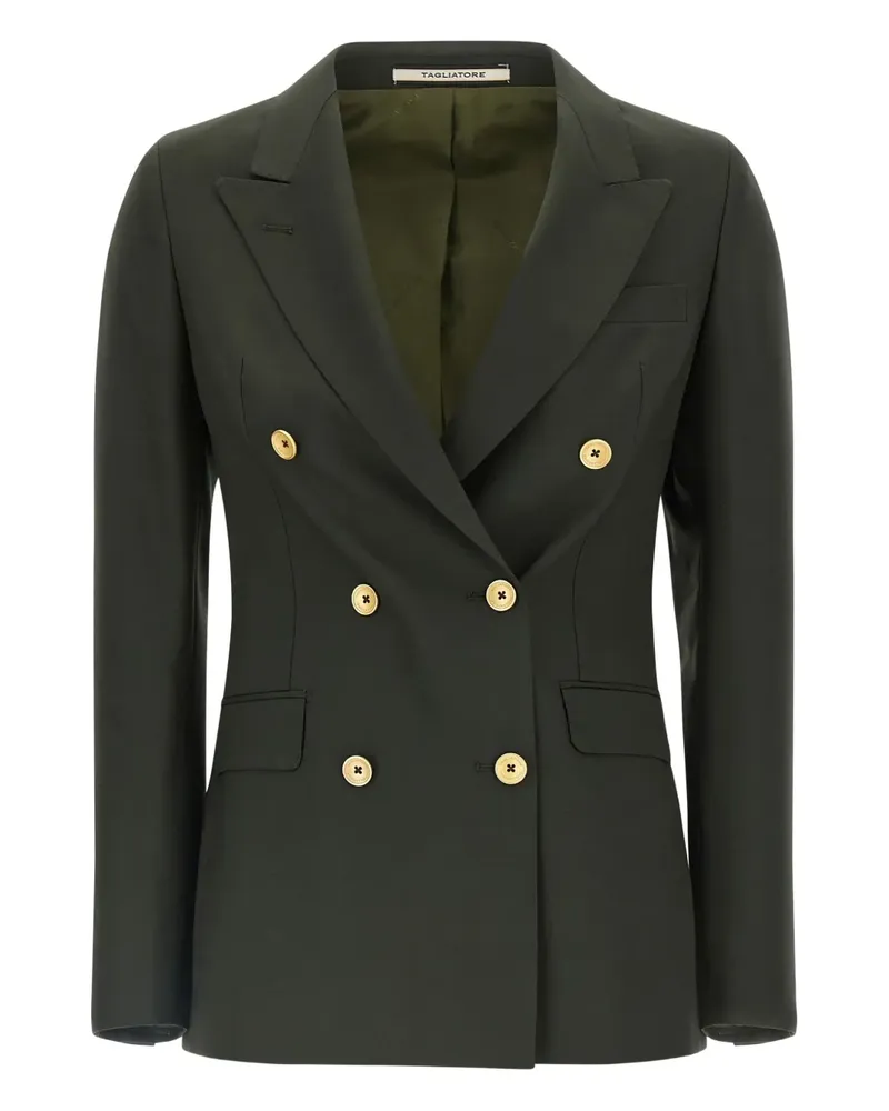 Tagliatore Doppelreihige Parigi Blazer - Grün Grün