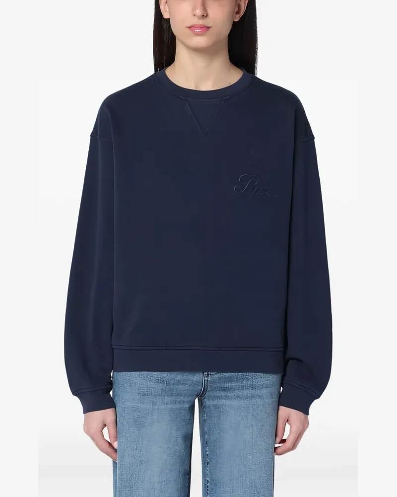 Frame Denim Pullover mit Rundhalsausschnitt - Blau Blau