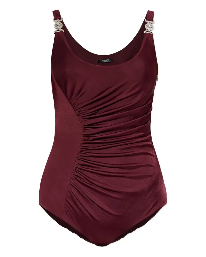 Versace embellished top - Rot Rot