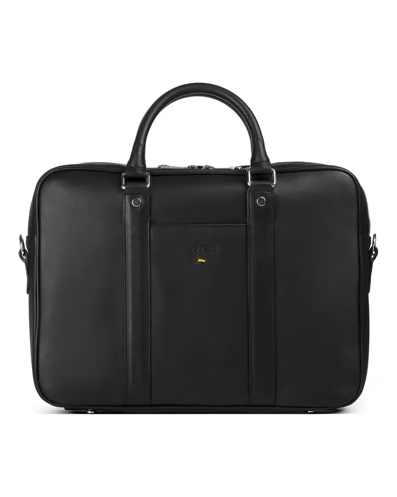 Doucal´s top-handle leather briefcase - Schwarz Schwarz