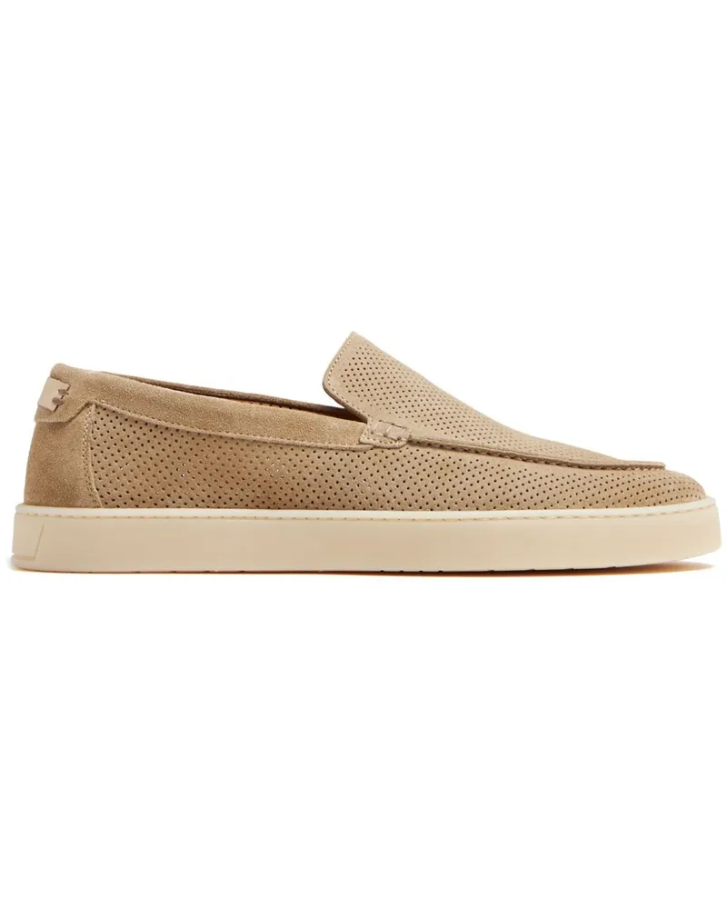 Barrett Perforierte Loafer aus Wildleder - Braun Braun