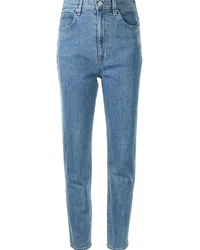 SLVRLAKE Gerade Cropped-Jeans Blau