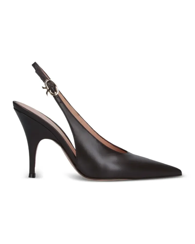 Gianvito Rossi Sofia Pumps mit spitzer Kappe 95mm - Braun Braun