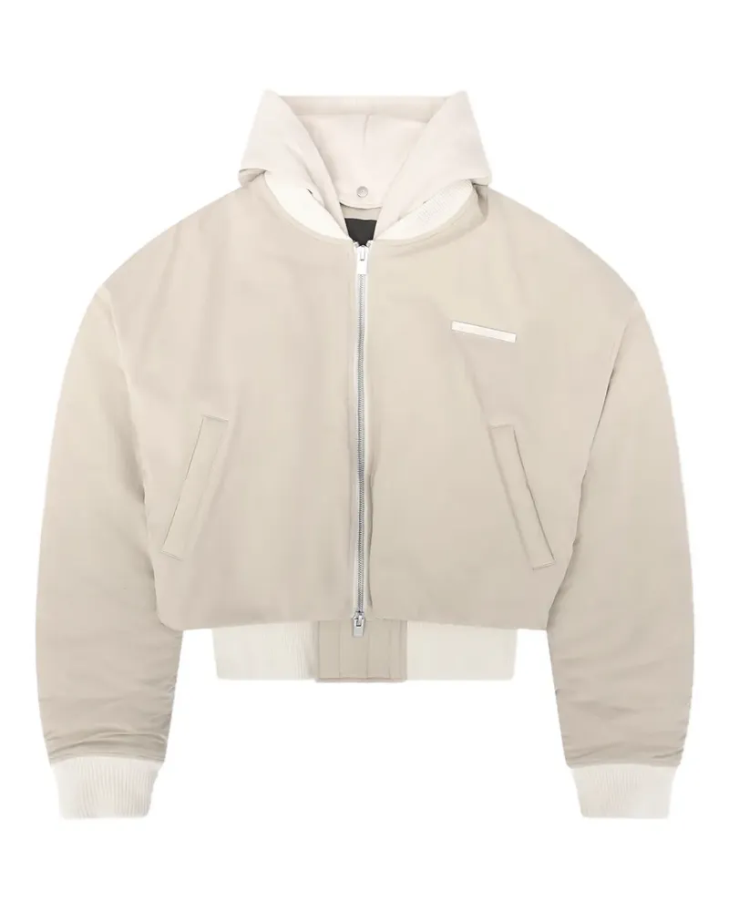 Heliot Emil Cropped-Kapuzenjacke - Nude Nude