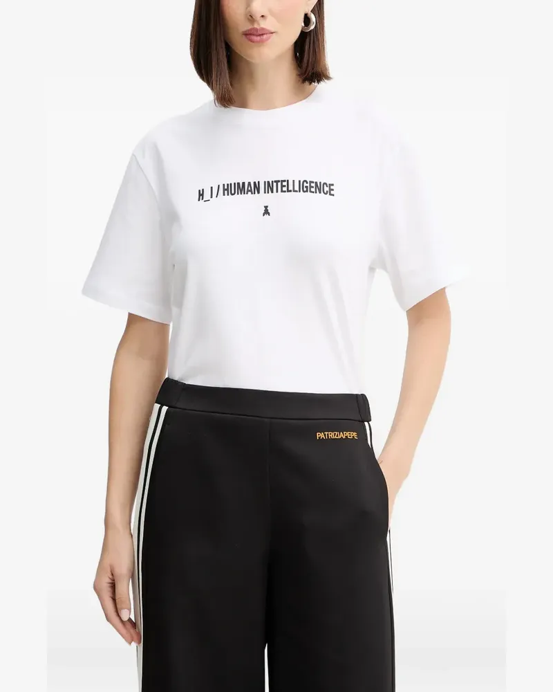 Patrizia Pepe T-Shirt mit Print - Weiß Weiß
