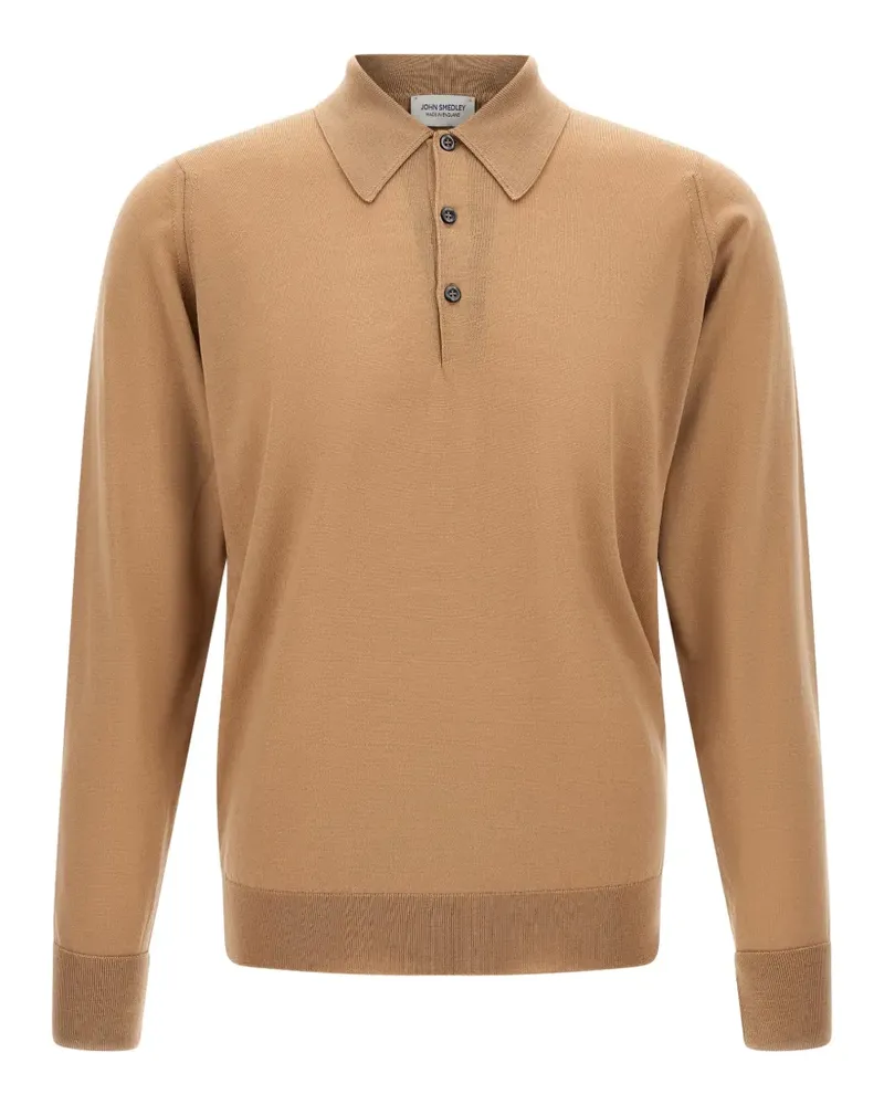 John Smedley Dorset Poloshirt - Nude Nude