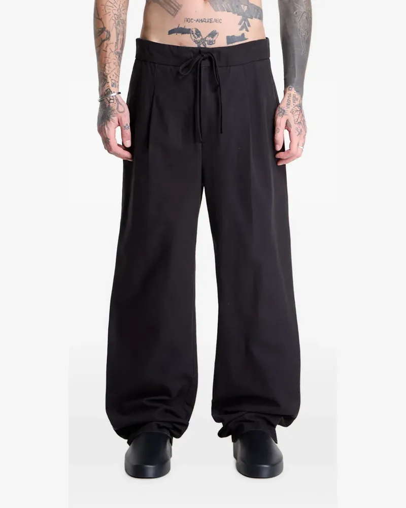 Fear of God Bundfaltenhose mit Kordelzug - Schwarz Schwarz