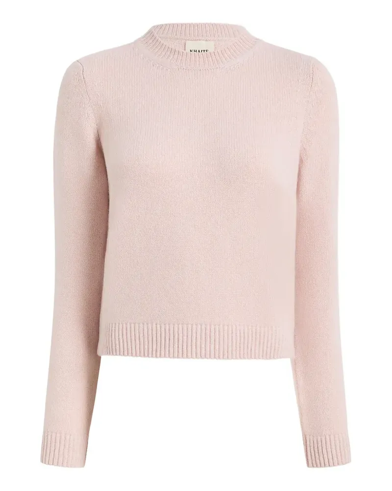 KHAITE Leta Pullover in staubiger Rose - Rosa Rosa