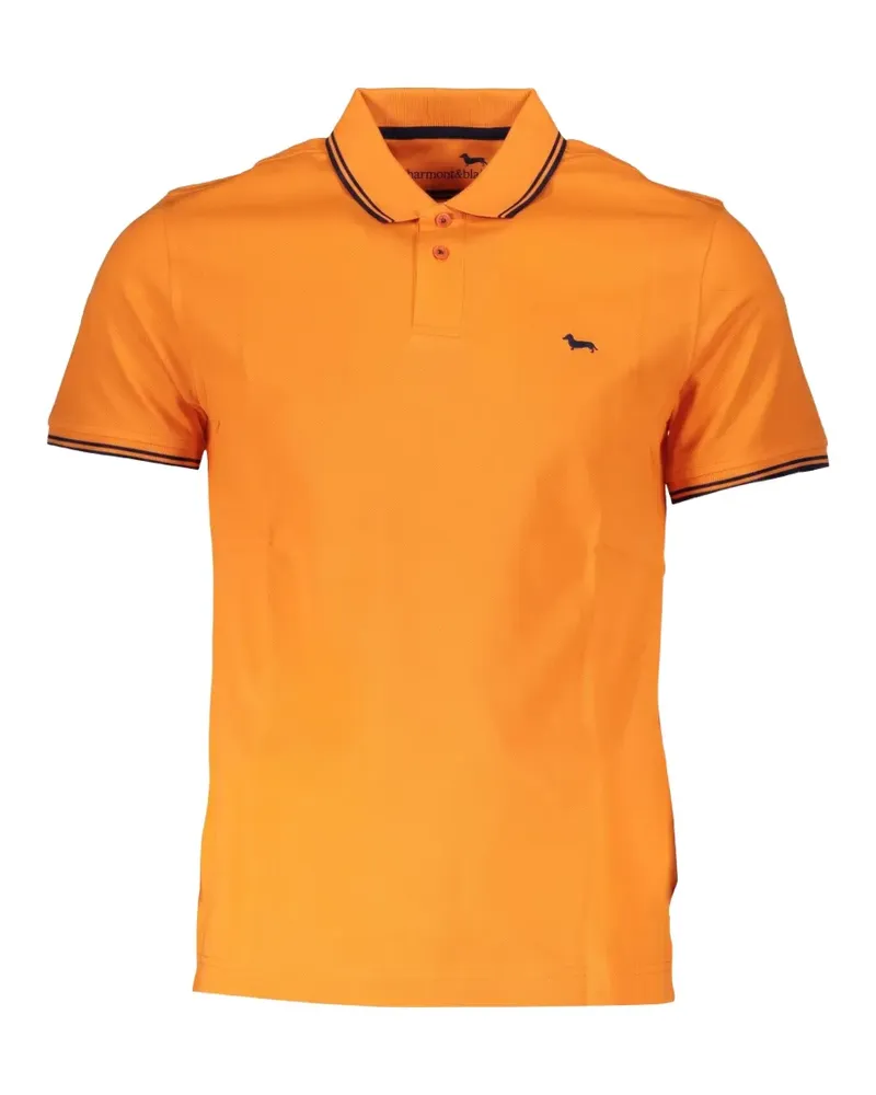 Harmont & Blaine Sleek Summer slim-fit polo shirt - Orange Orange