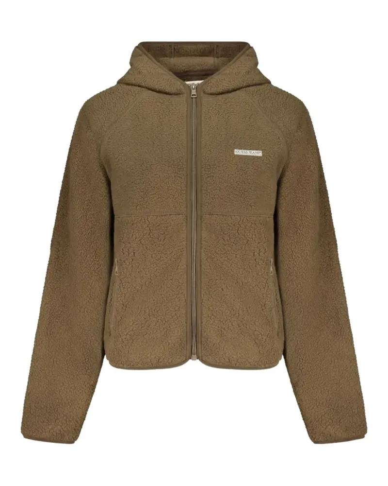 Guess fleece zip-up hoodie - Braun Braun