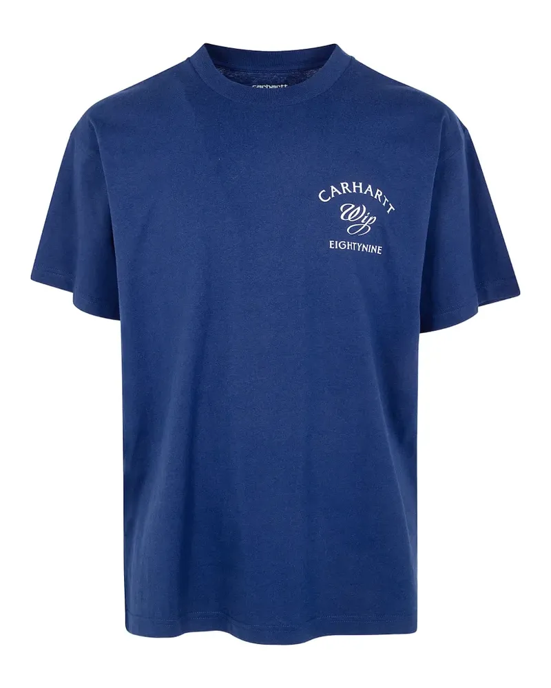 Carhartt WIP logo-print T-shirt - Blau Blau