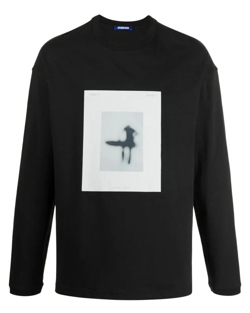 Spoonyard x Taro Tamai Cold Frame T-Shirt - Schwarz Schwarz