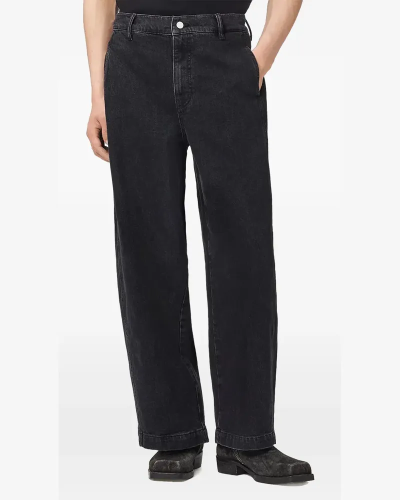 AllSaints Jeans mit geradem Bein - Schwarz Schwarz
