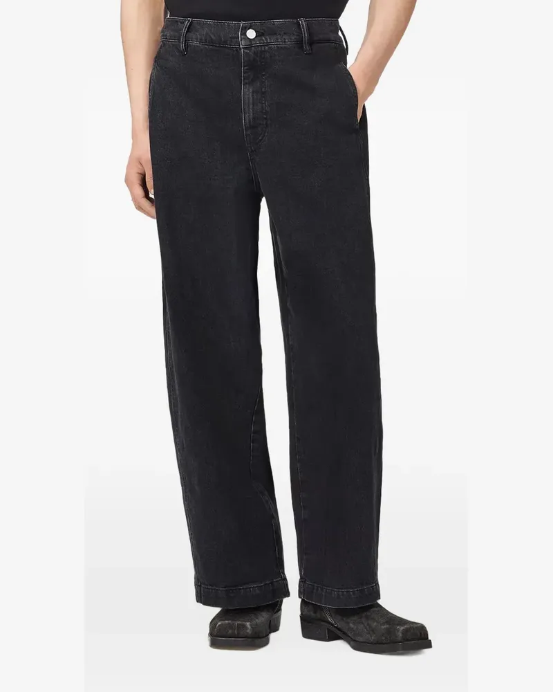 AllSaints Jeans mit geradem Bein - Schwarz Schwarz
