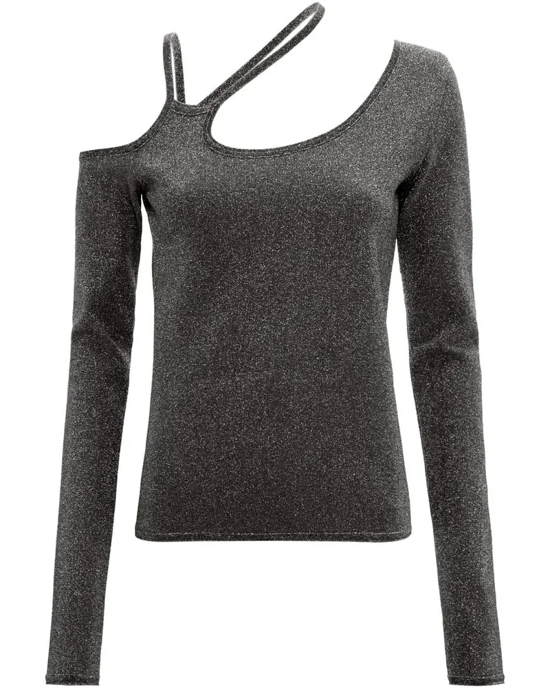 J.W.Anderson Asymmetrisches Oberteil mit Cut-Outs - Grau Grau